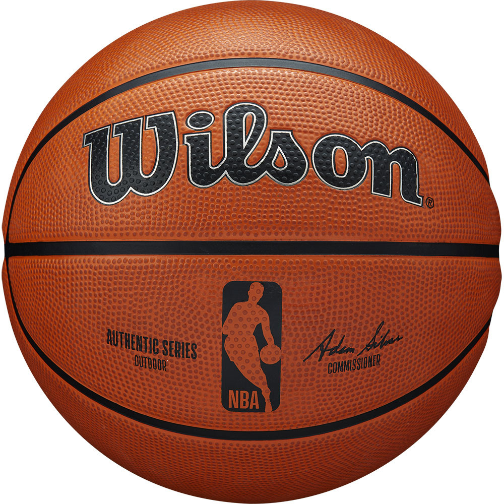 Мяч баскетбольный WILSON NBA Authentic, WTB7300XB07, р.7, резина, оранжевый