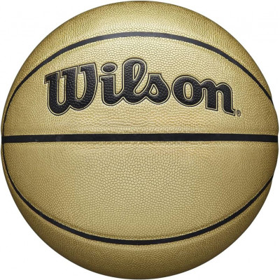 Мяч баскетбольный WILSON NBA Gold Edition, WTB3403XB, р.7, синт.кожа (композит), золотой