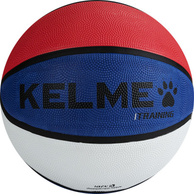 Мяч баскетбольный KELME Foam rubber ball, 8102QU5002-169, р.5, 8 панелей, резина, бело-сине-красный