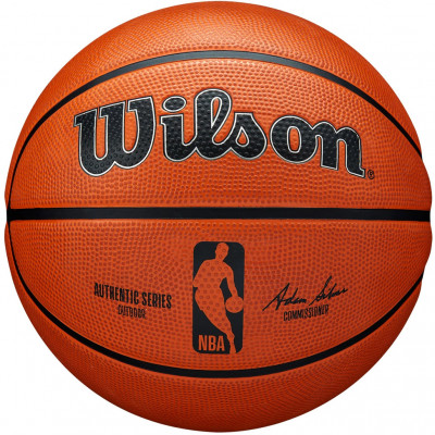 Мяч баскетбольный WILSON NBA Authentic, WTB7300XB05, р.5, резина, оранжевый