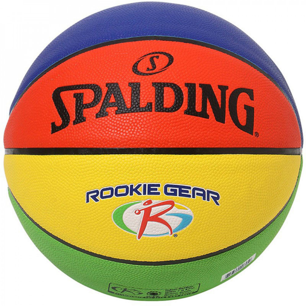 Мяч баскетбольный SPALDING Rookie Indoor/Outdoor 76951z,  р.5, композит, мультиколор