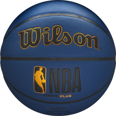 Мяч баскетбольный WILSON NBA Forge Plus, WTB8102XB07, р.7, PU, бутиловая камера, синий