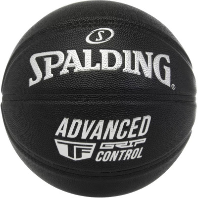 Мяч баскетбольный SPALDING Advanced Grip Control  In/Out 76871z,  р.7, композит. кожа (ПУ), черный
