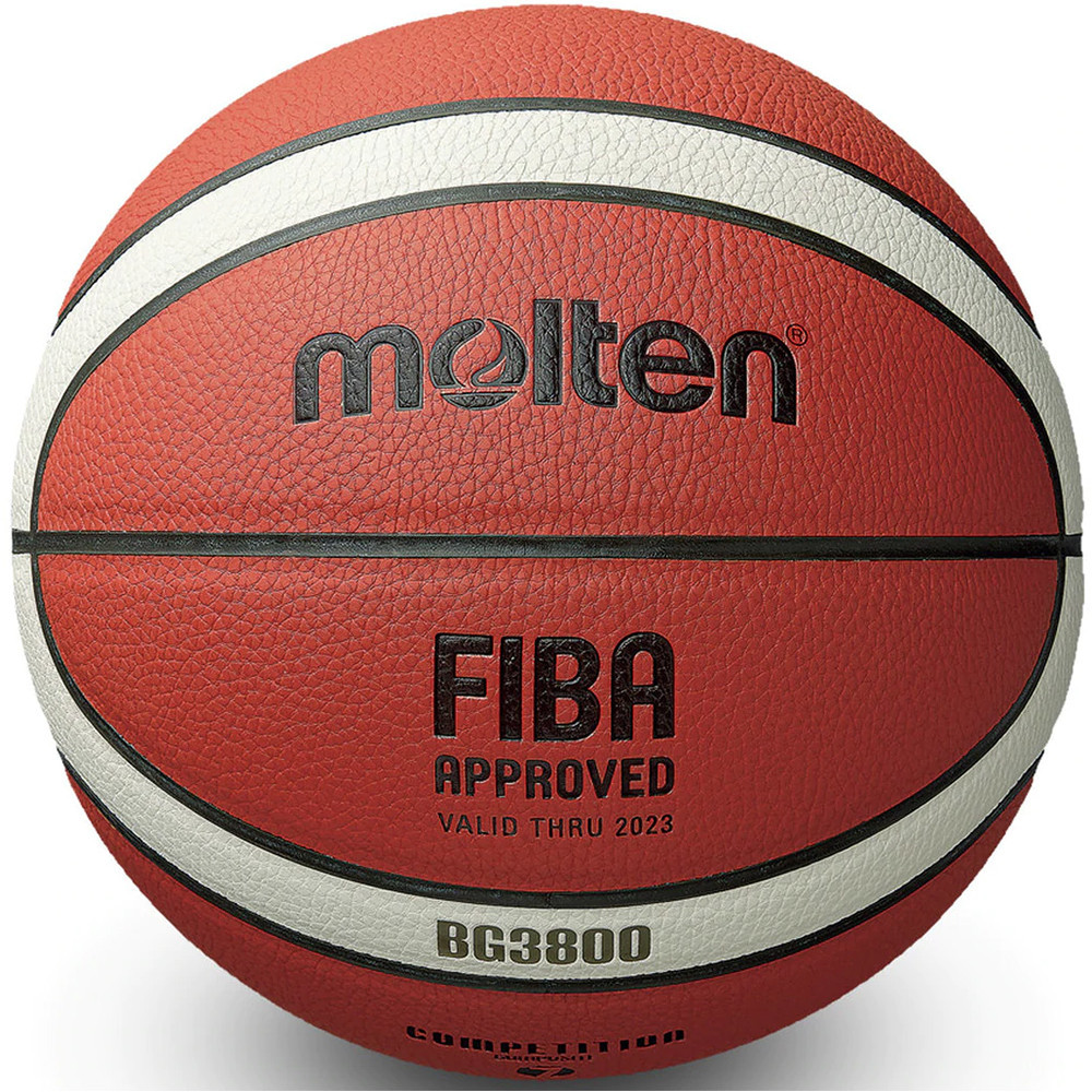 Мяч баскетбольный MOLTEN B5G3800 р.5, FIBA Appr, синт.комп.кожа (ПУ),12 пан,бут.кам,нейл.корд,кор-беж-чер