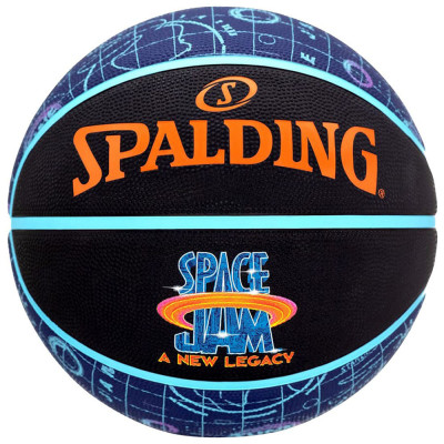 Мяч баскетбольный SPALDING Space Jam Tune Court 84596z,  р.5, резина, мультиколор