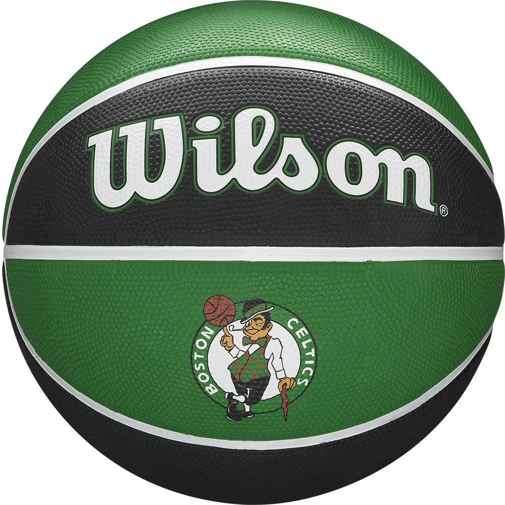 Мяч баскетбольный WILSON NBA Team Tribute Boston Celtics, WTB1300XBBOS, р.7, резина, бут. кам, зел-черн