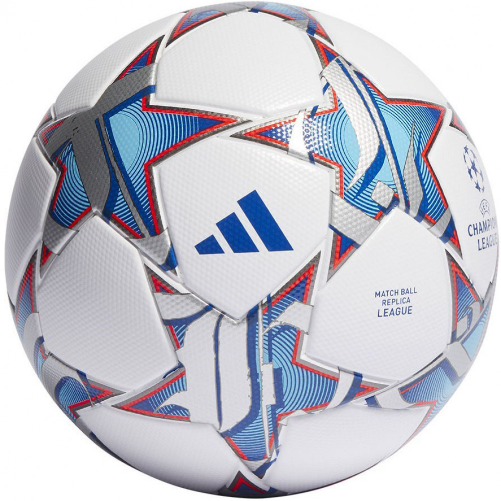 Мяч футбольный ADIDAS UCL League IA0954, р.4, бело-голубо-красный