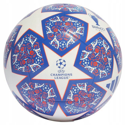 Мяч футбольный ADIDAS Finale Training HU1578,р.5, 12п, бело-сине-оранжевый