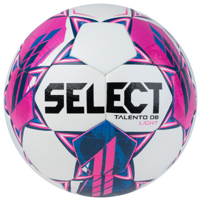 Мяч футбольный SELECT Talento DB V23, 0773860009 р.3, 290-310г, гибрид.сш,розово-сине-белый