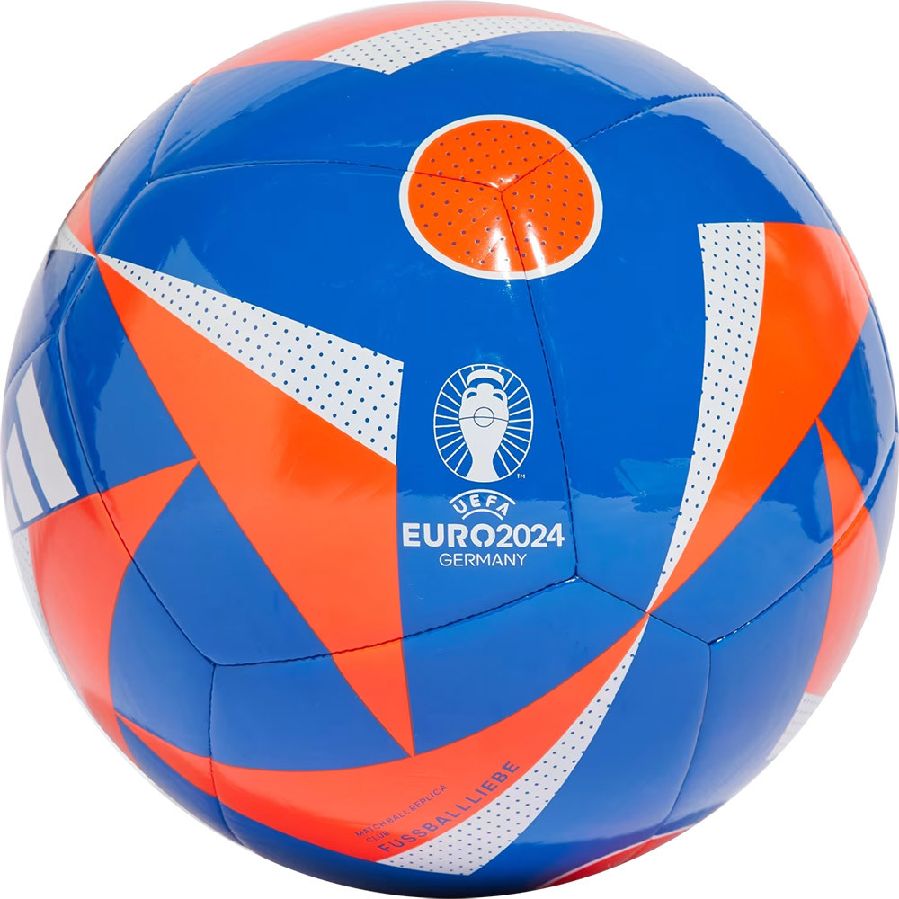Мяч футбольный ADIDAS Euro24 Club IN9373, р.5,  сине-красный