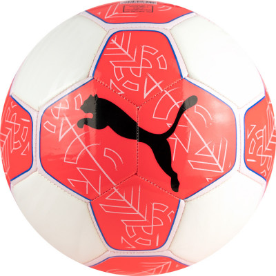 Мяч футбольный PUMA Prestige, 08399206,р.5, 24 панели, маш.сшивка, бело-красный
