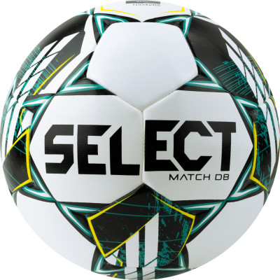 Мяч футбольный SELECT Match DВ V23, 0575360004,р.5, FIFA Basic, гибр.сш., бело-зелено-черн