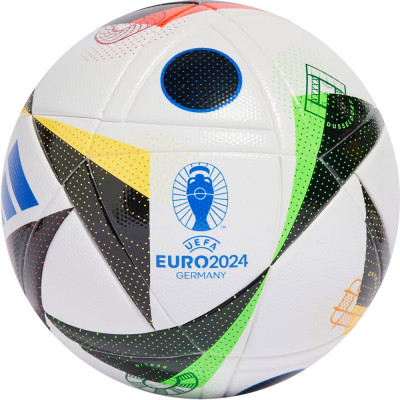 Мяч футбольный ADIDAS Euro24 Fussballliebe LGE Box IN9369 р.4, 14 панелей, термосшивка, мультиколор