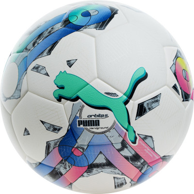 Мяч футбольный PUMA Orbita 5 TB Hardground, 08378201, р.5, 32 пан, термосшивка,  мультиколор