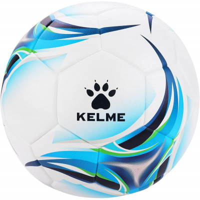 Мяч футбольный KELME Vortex 18.2, 8301QU5021-113, р.5, 32 панели, термосшивка, бело-синий