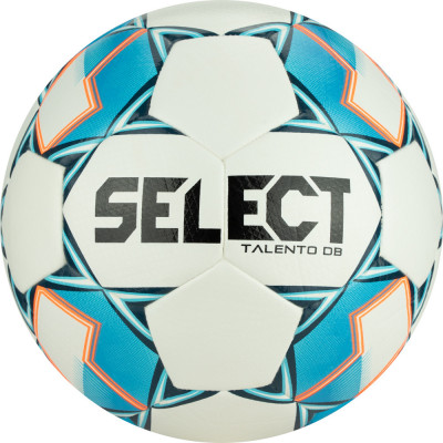 Мяч футбольный SELECT Talento DB V22, 0775846200, р.5, гибрид.сш, бело-сине-голубой