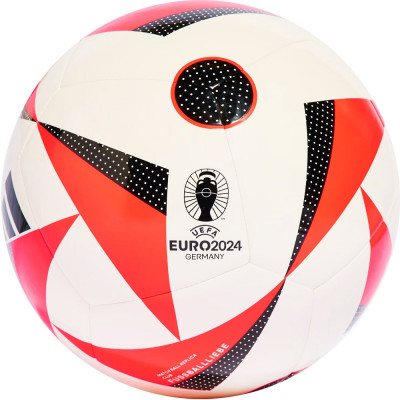 Мяч футбольный ADIDAS Euro24 Club IN9372, р.5,  бело-красно-черный