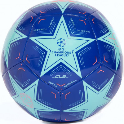 Мяч футбольный ADIDAS UCL Club IX4066, р.4,  сине-голубой