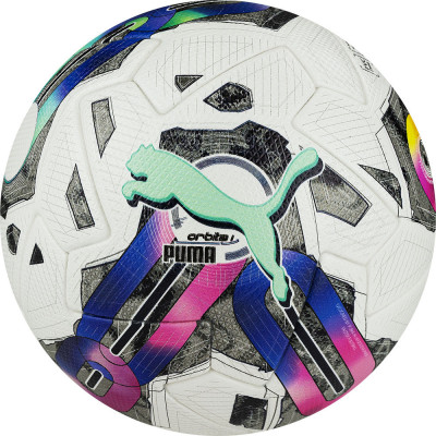 Мяч футбольный PUMA Orbita 1 TB, 08377401, р.5, FIFA Quality Pro, 12 пан, термосшивка, мультиколо