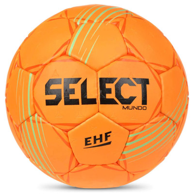 Мяч гандбольный SELECT Mundo V22, 1662858666, Senior (р.3), EHF Appr., мат.ПУ,  оранжевый