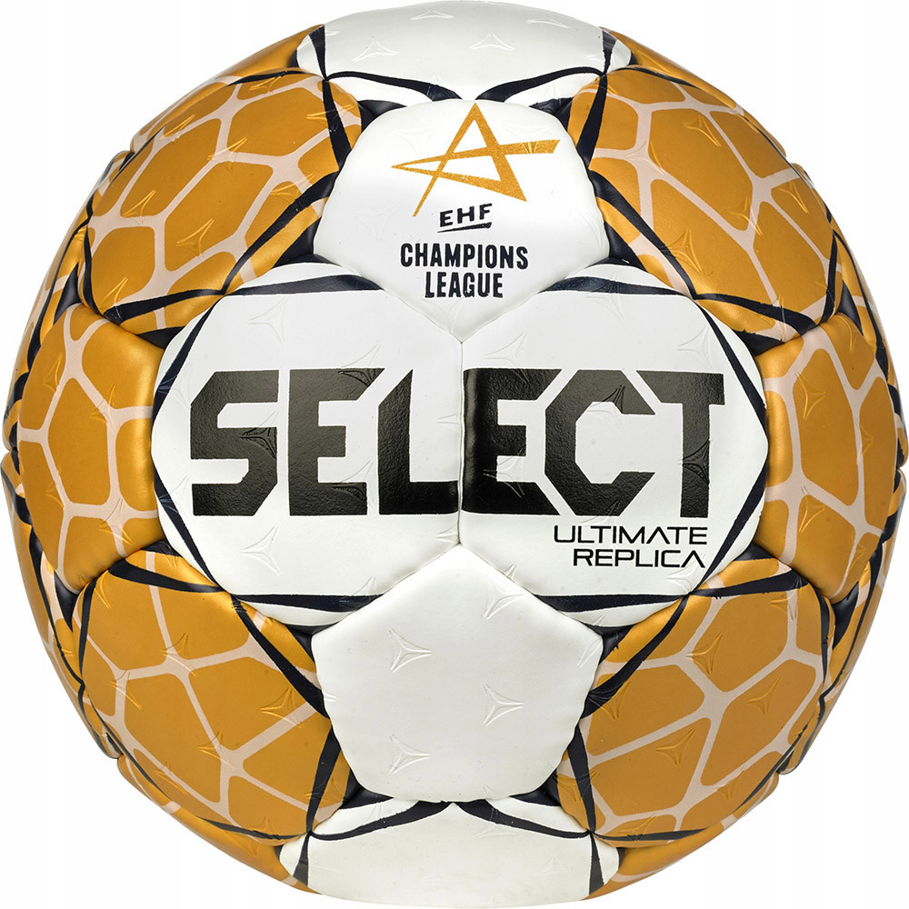 Мяч гандбольный SELECT Ultimate Replica v23 , 1670850900, р.1, EHF Appr,  бело-золотистый