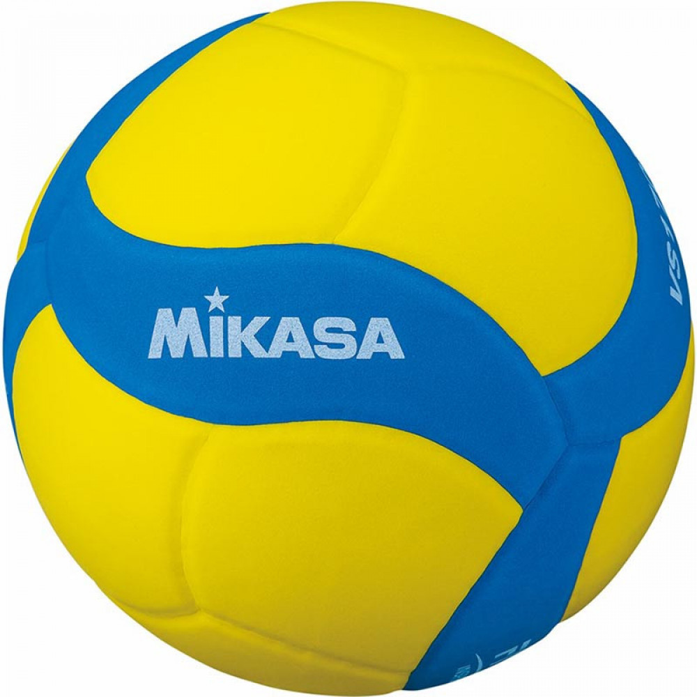 Мяч волейбольный MIKASA VS170W-Y-BL, р.5, вес 160-180 г, FIVB/IVS,синт.пена ТПЕ, клеен,18 пан,бут.кам,жел