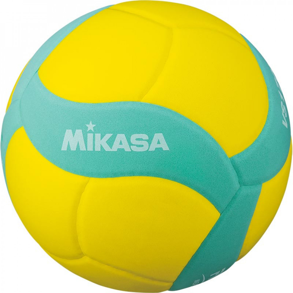 Мяч волейбольный MIKASA VS170W-Y-G, р.5, вес 160-180 г, FIVB/ IVS,синт.пена ТПЕ, клеен,18 пан,бут.кам,жел