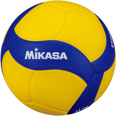 Мяч волейбольный утяж. MIKASA VT2000W, р 5, синт.кожа, 18 панелей, вес 2000г, клееный, сине-желтый