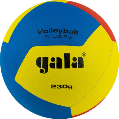 Мяч волейбольный GALA Training 230 12, BV5655S, р. 5, синт. кожа клееный, бут. кам, сине-жёлт-крас