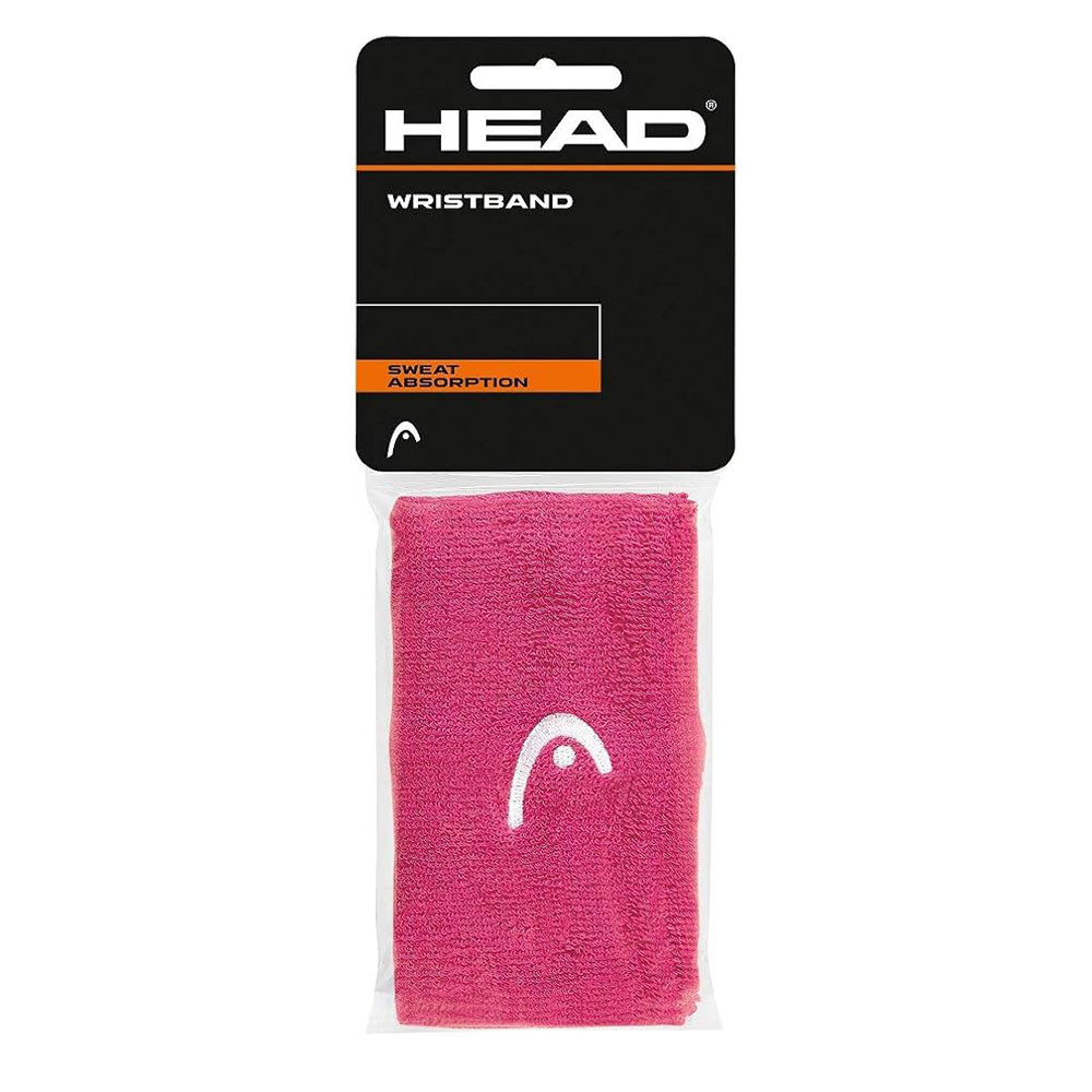 Напульсники HEAD 5, 285065-PK, ширина 12,7 см, 100% хлопок, пара, розовый