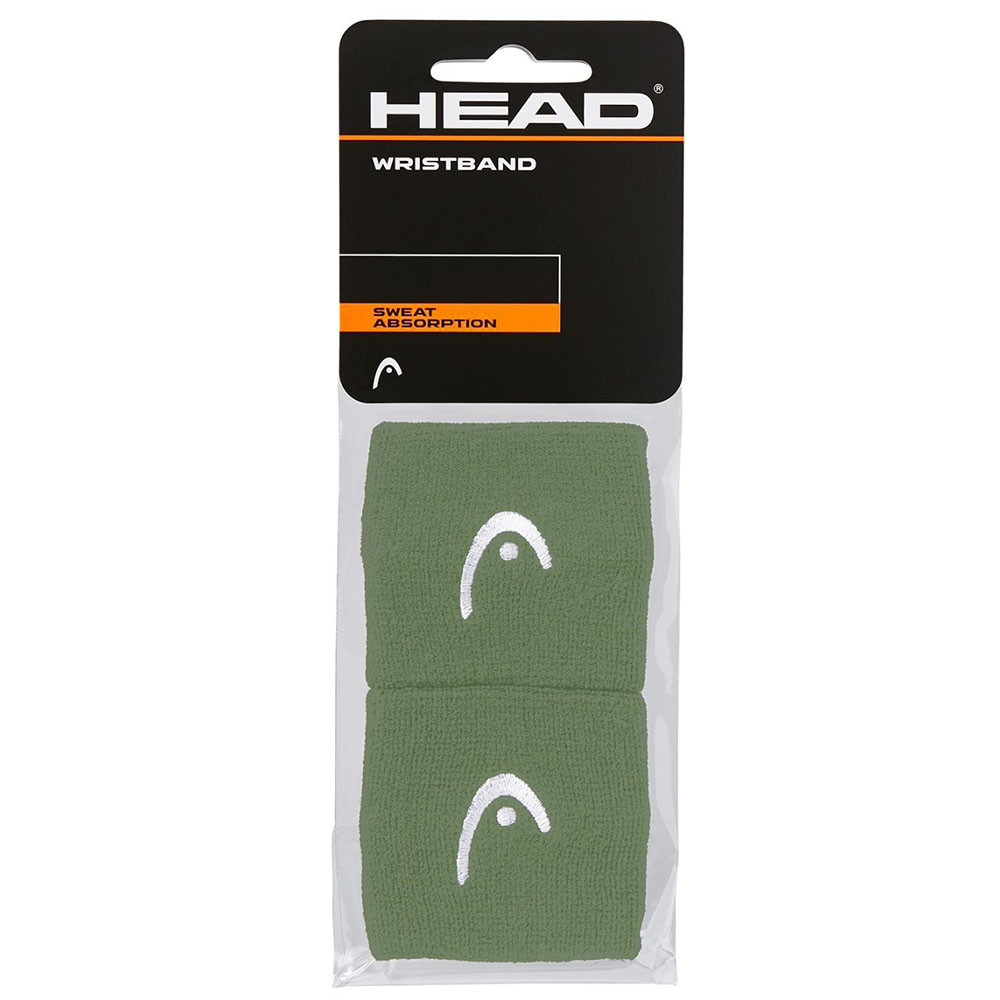 Напульсники HEAD 2,5, 285050-LN, ширина 7см, 90% нейлон, 10% эластан, пара, светло-зелен