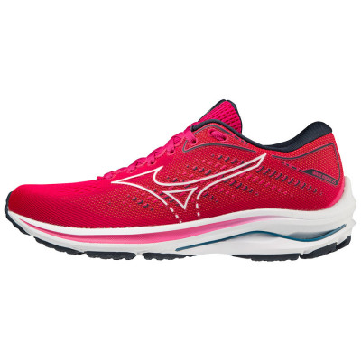 Кроссовки беговые жен. MIZUNO Wave Rider 25 J1GD210303, р.UK4.5 (рос.36,5),иск.кожа,текстиль,красный