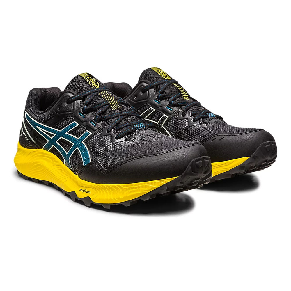 Кроссовки бег. муж. ASICS Gel-sonoma 7 1011B595-020, р.7,5 (рос.39),кожзам,текстиль,резина,чер