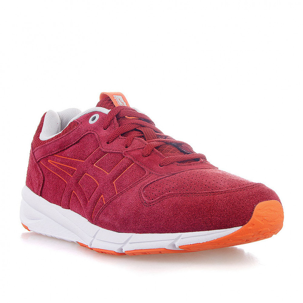 Кроссовки бег. муж. ASICS Shaw Runner D447L-2525,р.12.5 (рос.45,5), иск. кожа, текстиль, бордовый