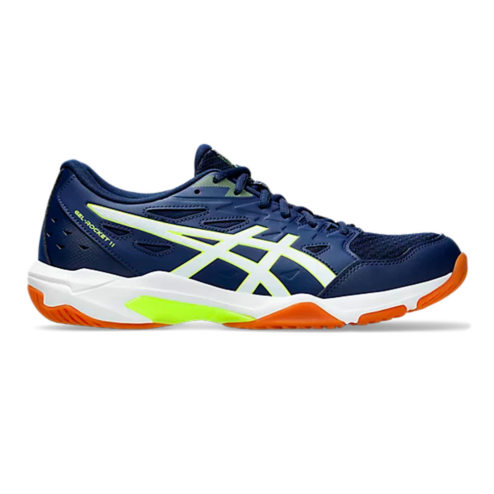 Кроссовки волейб. муж. ASICS Gel-Rocket 11 1071A091 404,р.11,5(рос.44.5),иск.кожа, текстиль,сине-бел