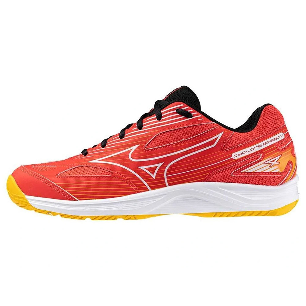 Кроссовки волейб. муж. MIZUNO Cyclone Speed 4 V1GA238002,р.UK9 (рос.42), полиамид, красный