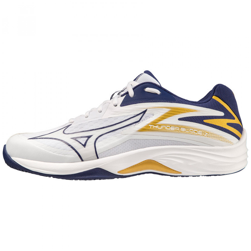 Кроссовки волейб. муж. MIZUNO Thunder Blade Z V1GA237043,р.UK8 (рос.41), полиамид, белый