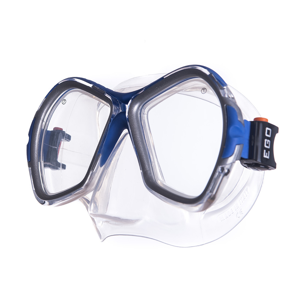 Маска для плавания Salvas Phoenix Mask, CA520S2BYSTH, зак.стекло, силикон, р.Senior, сереб/син