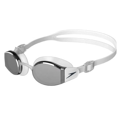 Очки для плавания SPEEDO Mariner Pro Mirror, 8-00237314553, ЗЕРКАЛЬНЫЕ линзы, белая оправа