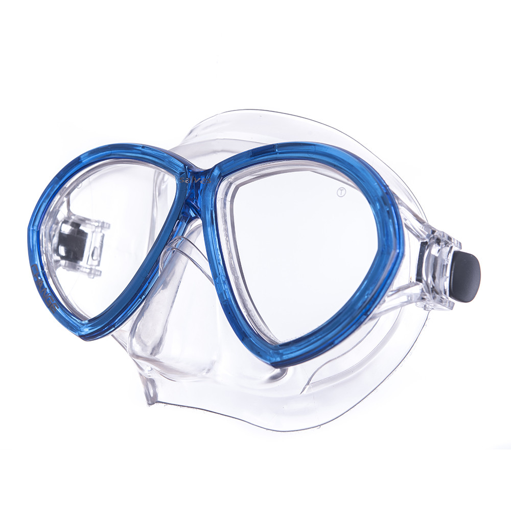 Маска для плавания Salvas Change Mask, артCA195C2TBSTH, закален.стекло, Silflex, р. Senior, синий