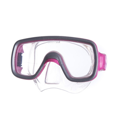 Маска для плавания Salvas Geo Jr Mask, CA105S1FYSTH, безопасн.стекло, силикон, р. Junior, розовый