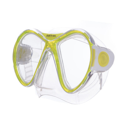 Маска для плавания Salvas Kool Mask, CA550S2TGSTH, закален.стекло, силикон, р. Senior, желтый