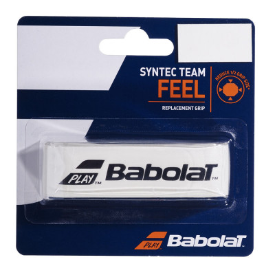 Замена ручки BABOLAT Syntec Team X1, 670065-101, толщина 1.5 мм, белый