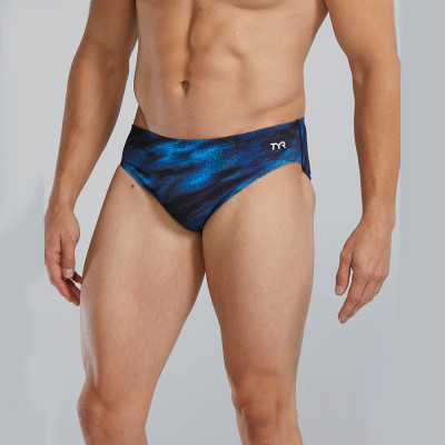 Плавки TYR Soren Durafast Elite Brief, RSOR7A-420, р.28 (рос.44), полиэстер, спандекс, синий