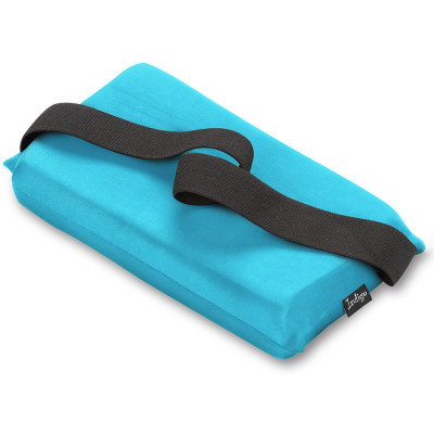 Подушка для растяжки INDIGO, SM-358-3, 24,5*12,5 см, бифлекс, поролон, голубой