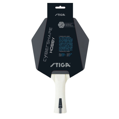 Ракетка для настольного тенниса STIGA Cybershape, 1216-0106-35,  накл. 1,6 мм ITTF, конич. ручка