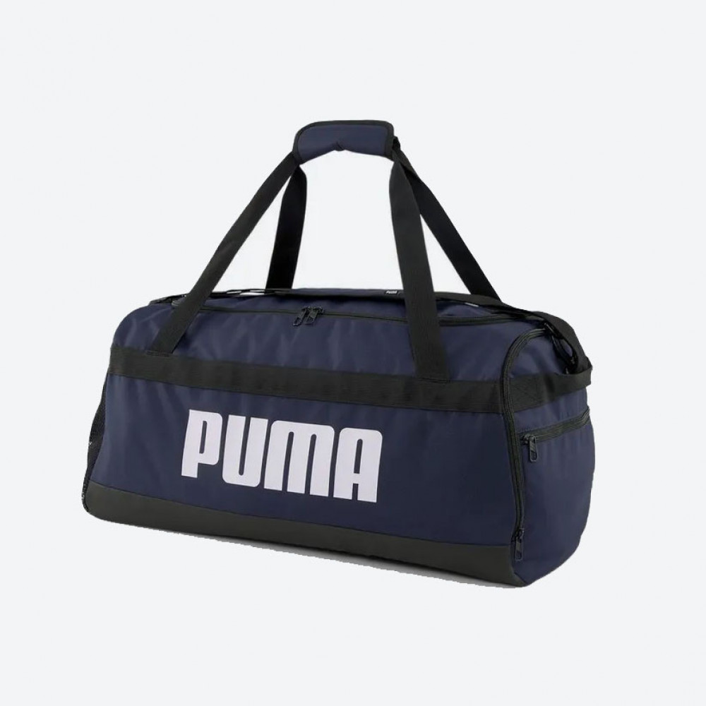 Сумка спортивная PUMA Challenger Duffel Bag M, 07953102, полиэстер, темно-синий