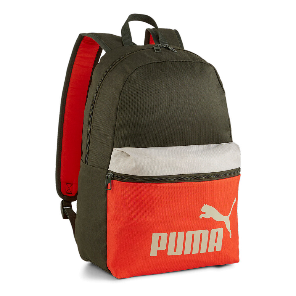 Рюкзак спортивный PUMA Phase Backpack, 09046803, полиэстер, черно-красный