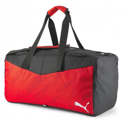 Сумка спортивная PUMA IndividualRISE Medium Bag, 07932401, полиэстер, черно-красный