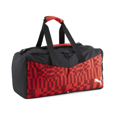 Сумка спортивная PUMA IndividualRISE Medium Bag, 07991301, полиэстер, красно-черный